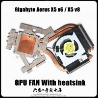 พัดลมทำความเย็นแล็ปท็อปสำหรับ Gigabyte Aorus X5 X5 V6 X5 V8 CPU พัดลมทำความเย็นพัดลมระบายความร้อน GPU