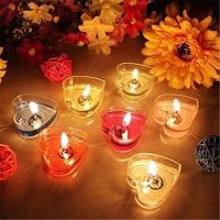 20 Sets Round Candle Mold Tealight jar Empty Case Plastic Clear Cup candle Sleeve Craft Kit DIY wax jar for Tealight Accessories