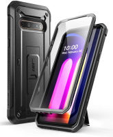 SUPCASE Unicorn Beetle Pro Series Case Designed for LG V60 ThinQ (2020 Release),Full-Body Rugged Holster &amp; Kickstand Case with Built-in Screen Protector (Black)