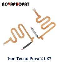 Novaphopat สำหรับ Tecno Pova 2 LE7ปุ่มพาวเวอร์แบบยืดหยุ่นสำหรับสายเคเบิลแบบยืดหยุ่นเซนเซอร์กุญแจปลดล็อคควบคุมในบ้าน