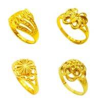 Gold Ring Sha ผู้หญิง Yiwu สินค้าขนาดเล็กสดสุทธิวงดนตรีสีแดงสินค้าแฟชั่นผู้หญิงรถดอกไม้แหวน