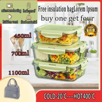 3pcs Food Storage Containers with Lids BPA-Free Leakproof Square Clear  Takeout Container Meal Prep Microwavable, Airtight Lids Reusable Plastic  Bento 