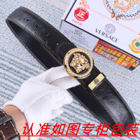 (Fashion high-end belt)New 2023 V Home Mens Belt Mens Belt Mens Belt Mens Belt, 24k Pure Steel Buckle Double Sided Available