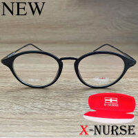 แว่นตาสำหรับตัดเลนส์ กรอบแว่นตา ผู้ชาย ผู้หญิง Fashion รุ่น X-NURSE 5316 ทรงรี ขาข้อต่อ วัสดุ พลาสติก พีซี เกรด เอ รับตัดเลนส์สายตาเลนส์กันแดดทุกชนิด