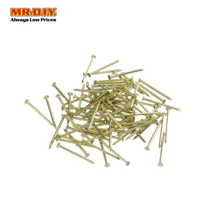MR DIY Brass Plated Nails 1 Lazada