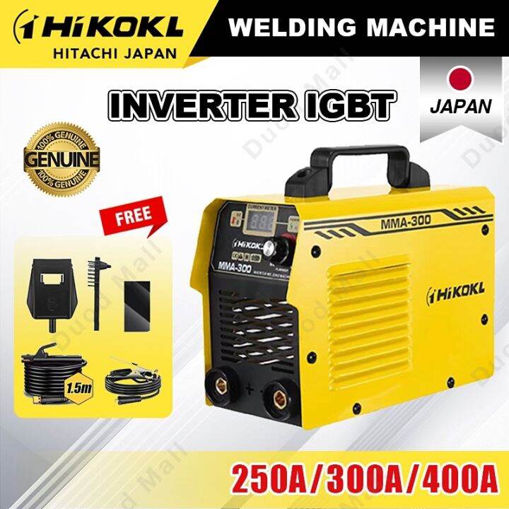 HIKOKL Japan Portable Inverter Welding Machine Mma250/300/400 Mig300