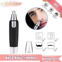 ZZOOI Ashowner Electric Nose Hair Trimmer Ear Razor Removal Shaving Eyebrow Cutter For Men and Women Nasal Wool Implement