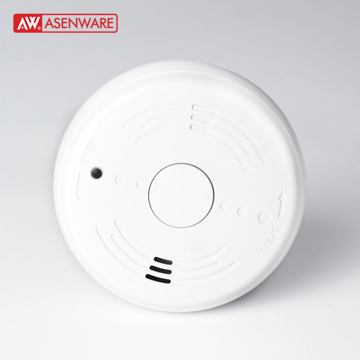 รับประกัน 1 ปี Asenware เครื่องตรวจจับควันใช้ถ่านแบบสแตนด์อโลน Standalone Smoke Detector รุ่น 0750