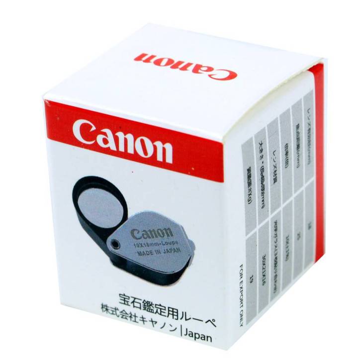 กล้องส่องพระ-กล้องส่องจิวเวลรี่-กล้องส่องเพชร-canon-full-hd-10x18-mm-loupe-รุ่น-canon-fullhd-กล้องส่องพระเครื่อง-แว่นขยาย-ตัวเล็กชัดแจ๋ว
