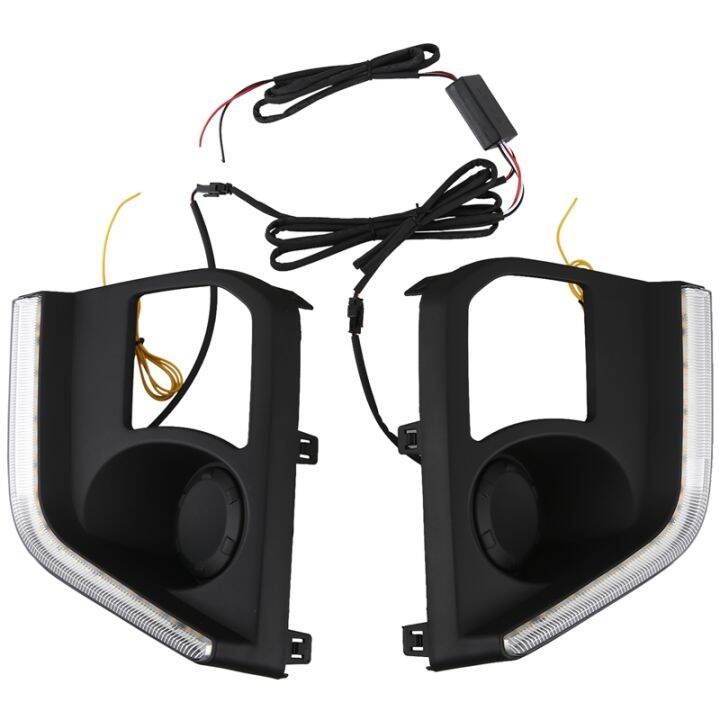 Daytime Running Lights for Mitsubishi Triton L200 2019 LED DRL Driving