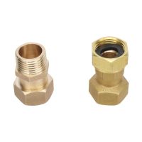 G1/2 Union Hexagon Straight Connector 1/2 Male/Female Thread Brass Compression Connector Plumbing Pipe Fittings