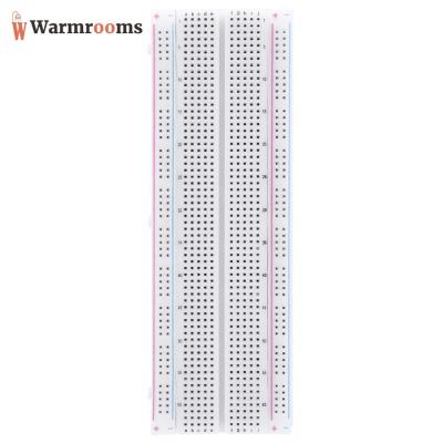 ของตกแต่งงานปาร์ตี้ PCB วงจรโพรโทบอร์ดเบรดบอร์ดไม่มีโลหะรากเดิม PCB MB-102แผงวงจรไม่มีบัดกรี