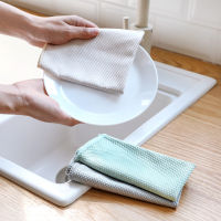 【cw】SL 3PcsSet Fish Scales Cleaning Cloth Kitchen Towel Household Items Tools Bowl Dish Ceramic Tile Wipe Duster Glass Rags 2022