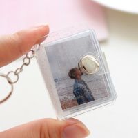 【LZ】 2 Inch Photo Album PVC Sequins Transparent Sticker   Name Card Holder 16 Pockets Photo Holder Business Card Bag Mini Photo Holds