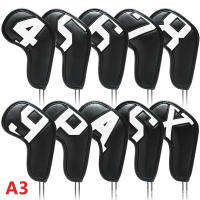 Laogeliang 10pcs 6สี high-end Golf หัวเหล็กฝาครอบหัวเหล็กฝาครอบลิ่ม4-9 ASPX