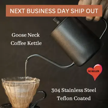 Thickened Long Neck Hand Drip Pour Over Coffee Pot Gooseneck Spout Tea  Kettle US