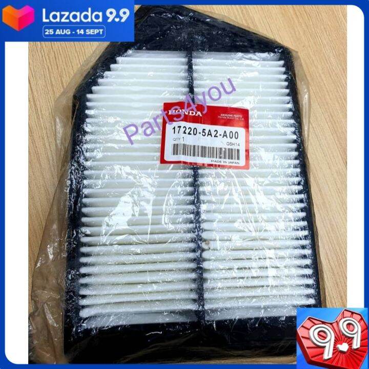 HONDA ACCORD T2A 2.4L 2014"2019" AIR CLEANER FILTER (172205A2A00