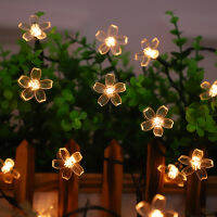 Newmine Cherry lights Solar lights string outdoor waterproof patio garden balcony decoration camping hanging tree atmosphere led lights