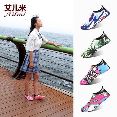 【Hot Sale】 Dalian beach shoes men and women snorkeling children wading upstream swimming water park non-slip skin-fitting