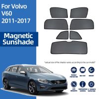 hot【DT】 V60 2010-2018 V 60 Magnetic Car Sunshade Shield Front Back Windshield Rear Side Window Frame Curtain