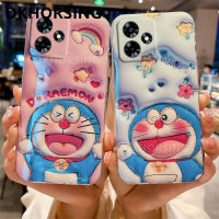 DKHORSING เคสโทรศัพท์รูปการ์ตูน3D ใหม่สำหรับ Realme C53น่ารักลายโดราเอมอนเคสนิ่มซิลิโคนประดับพลอยเทียมบลูเรย์ Realmec53 Oppo 2023