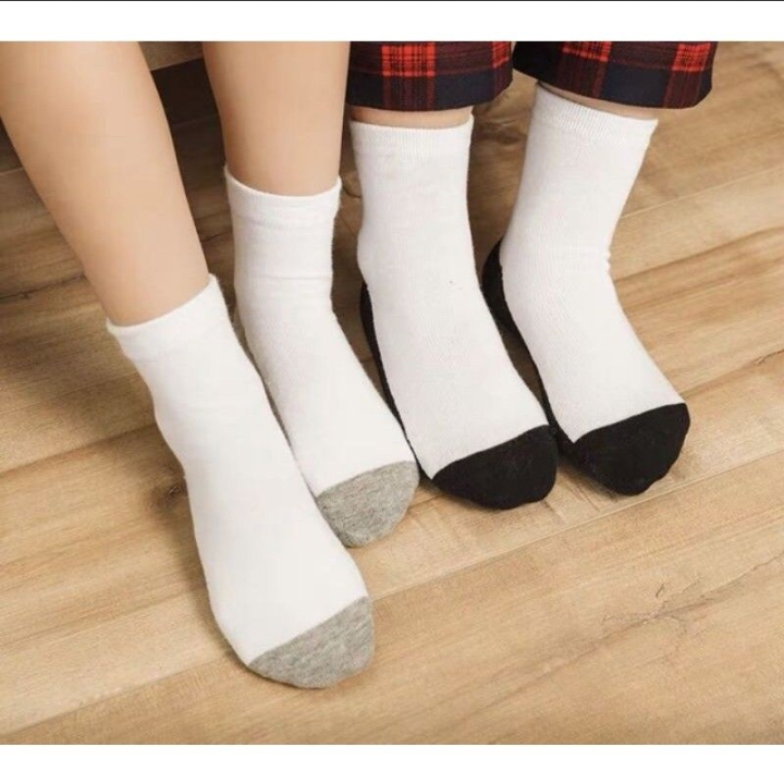 3 pairs School White Socks for Kids Boy and Girl 511years old K12