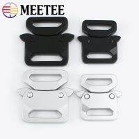 【cw】 Meetee 2/5Pcs ID20/25mm Metal Release Adjustment Buckle Multifunctional Outdoor Band ！