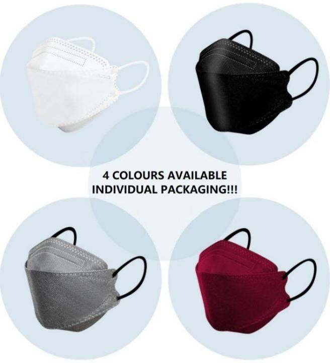 [Local Seller] KF94 K95 N95 4 PLY 3D Korea Design Individual Solo