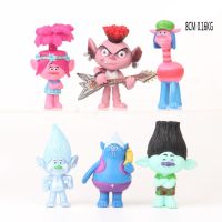 Anime Figurine Trolls Figurinhas Poppy Branch Magic Fairy Hair Wizard Troll Action Figure Toys for girls gift