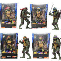 NECA เต่า Raphael Donalo Michelangelo Leonardo Action Figure Shredder Krang Figurine ภาพยนตร์คลาสสิก1990ภาพยนตร์ของเล่นของขวัญ