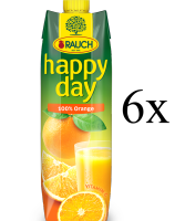 Rauch Happy Day Orange เร้าช์ แฮปปี้ เดย์ น้ำส้มจากประเทศออสเตรีย (x6 กล่อง)