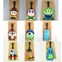 【DT】 hot  Anime Cute Disney Monsters Inc Cartoon Toy Story Key Chain Peripheral Baggage Claim Tag Keychain Woman Gift Pendant Keyring