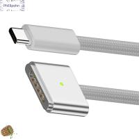 PHILLIPOHN A2442 A2485 A2681 Pd 140W สายชาร์จไฟ USB Type C ถึง MagSafe 3 ตัวแปลงสัญญาณ สายชาร์จไฟ แม่เหล็กแบบแม่เหล็ก