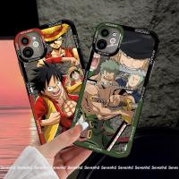 เคสป้องกันโทรศัพท์มือถือ ลายการ์ตูนโจรสลัด King Lufei และ Sorong สําหรับ iPhone 14 13 12 SE2020 X XR Xs 7 8 6 6s