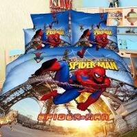 Disney Duvet Cover Sets Bedding Set Spiderman Car Cartoon Boy Single Twin Size 2/3/4pc Kids Bedspreads Birthday Gifts