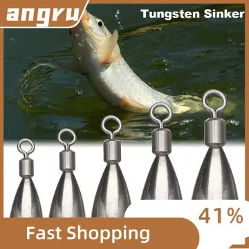 Tear Drop Shot Weights Hook Connector Sinker Line Sinkers Fishing Tungsten  fall