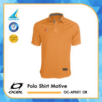 Ocel เสื้อโปโล ผู้ชาย Ocel Polo Shirt Motive OC-AP001 Orange