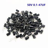 ஐ✎☁ 110Pcs 50V 0.1uF-47uF Electrolytic Capacitor Package for arduino 0.1UF 0.22UF 0.33UF 0.47UF 1UF 2.2UF 3.3.UF 4.7UF 11 value kit