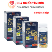 combo 3 hộp Viên dầu cá Omega 369 Nature Life Bổ não, sáng mắt