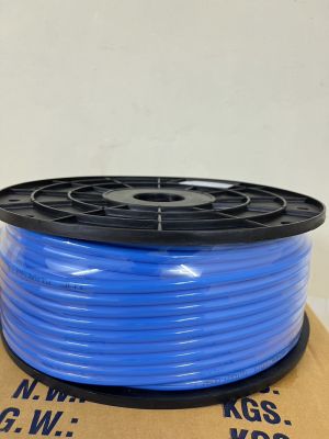 สายลมPU  (Polyurethane Air Hose) ท่อลม สายPU รุ่นงานหนัก มีหลายขนาด 2.5x4 / 4x6 / 5x8 /6.5x10 / 8x12 มิล สีฟ้า (light blue)