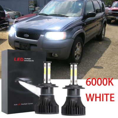 New ชุดหลอดไฟหน้าฮาโลเจน LED 6000K 2002 2003 แบบเปลี่ยน สําหรับ Ford ESCAPE 2001-2004