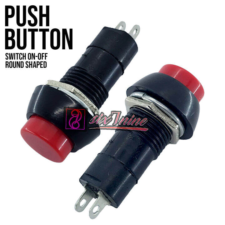 Push Button Switch ON-OFF 2 Pin Round Shaped | Lazada PH