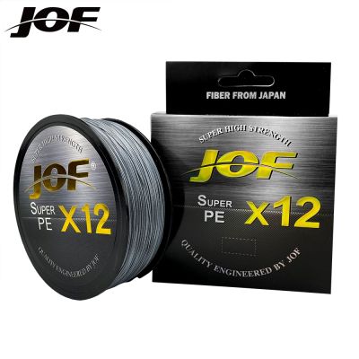 ‘；【。- JOF 12 Strands Braided PE Fishing Line 500M 300M 100M 25-92LB Multifilament Smooth Fishing Line For Carp Fishing