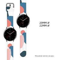 yivdje 20mm 22mm Silicone Strap For Samsung Galaxy Watch Gear S3 Active 2 Graffiti strap For HuaMi Amazfit GTS/GTR 2 3 Huawei GT 2 band