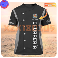 【 xzx180305 】Churreria Tshirt Churros 3D Custom Shirt Black Uniform S-5XL For Men Women 22