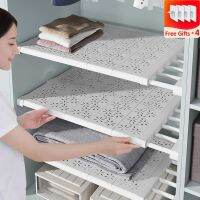 【CW】Joybos ชั้นวางของ Closet Organizer escopic Shelves ชั้นวางของติดผนังสำหรับตู้เสื้อผ้าห้องครัวอุปกรณ์ห้องน้ำ Shelf