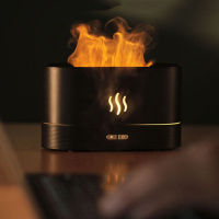 Portable USB Essential Oil Diffuser Ultrasonic Humidifier Home Office Flame Effect Air Freshener Fragrance Sooth Sleep