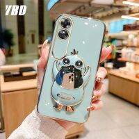 เคสโทรศัพท์ YBD สำหรับ OPPO A17 A17K Realme C33 A38 A58 A1 Pro A98 5G F23 5G A1 5G 2023 พับเป็นขาตั้งเป็ดน่ารักแฟชันเคสนิ่มป้องกันตกรวมทุกอย่าง