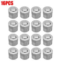 16pcs 8mm Automobile Tire Valve Cap Durable Metal Short Gasket Premium Wheel Valve Caps For Car Motorcycle Valve Stems  Caps  Adapters