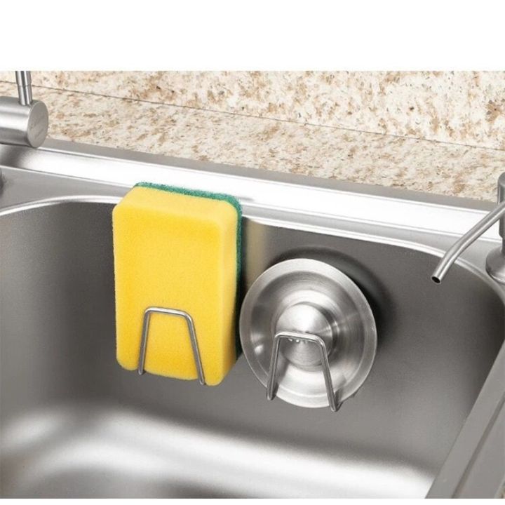 cc-sink-sponges-holder-adhesive-drain-drying-rack-wall-hooks-accessories-storage-organizer